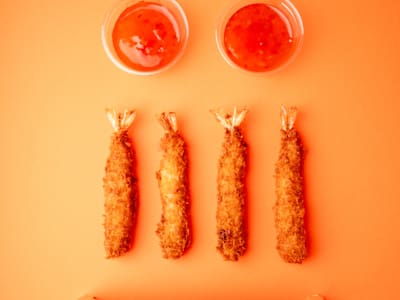 Gamberi in Tempura