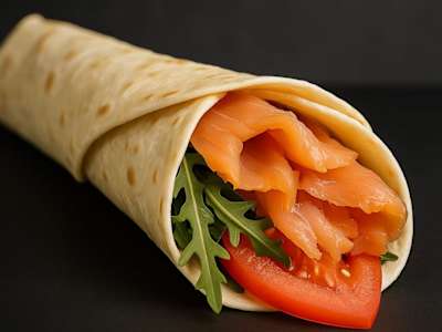 Piadina Salmone a Passeggio