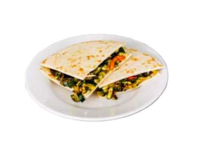 Piadina con Verdure Grigliate, Pesto Genovese e Formaggio di Fossa