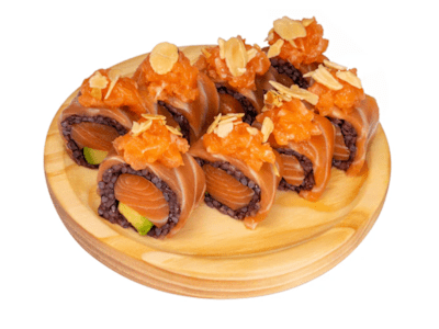Uramaki Black Salmone