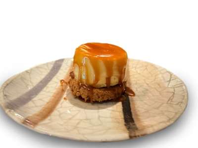 Cheesecake all'Albicocca e Croccante Nocciola