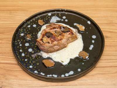 Sottofiletto con Fonduta Delicata e Tartufo Nero 300g