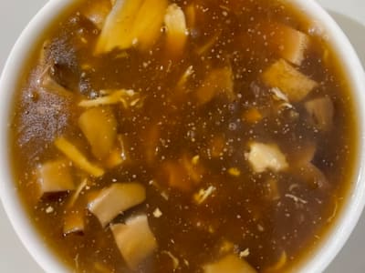 Zuppa di Funghi e Pollo