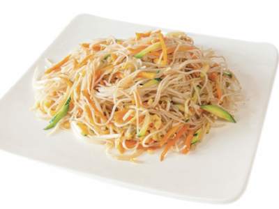 Spaghetti di Riso con Verdure Miste