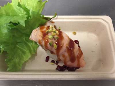 Nigiri Sake Flambe