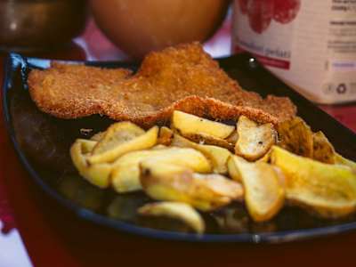 Cotoletta Naturale e Patatine Dippers