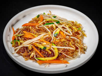 Spaghetti di Soia con Verdure