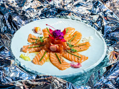 144. Carpaccio di Salmone