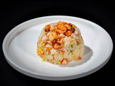 Riso con Pesce alla Piastra