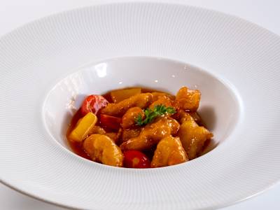 Pollo in Salsa Agrodolce