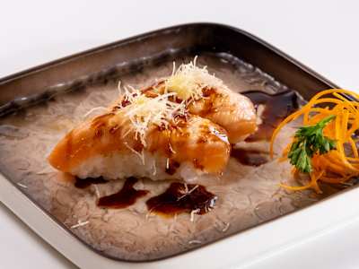 Nigiri Sake Flambè 2