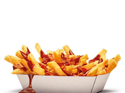 Bacon King Fries con Cheddar Sauce e Bacon Bits