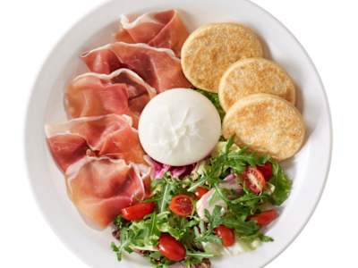 Piatto Burrata e Parma