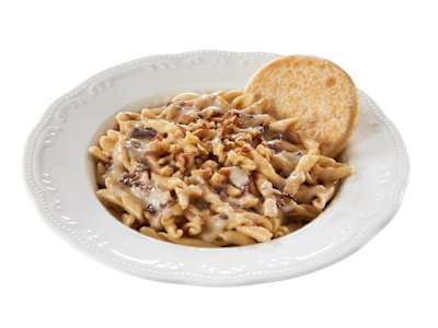 Strozzapreti gorgonzola, radicchio, noci
