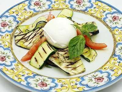 Bufala e verdure