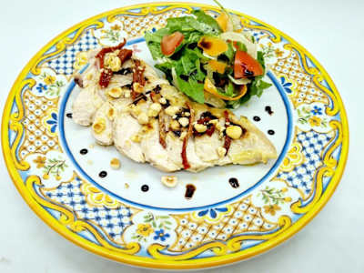 Suprema di pollo alle nocciole