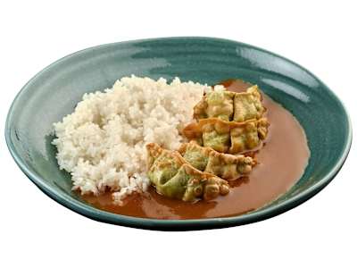 Yasai Gyoza Curry Rice