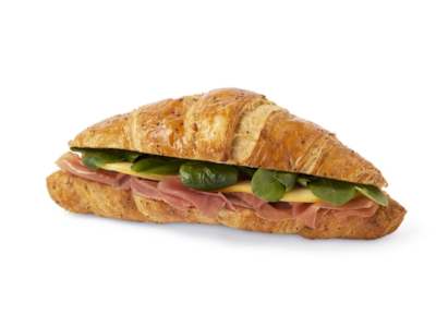 Croissant Salato con Crudo e Fontina