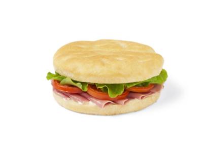 Focaccia al Cotto, Insalata, Pomodoro e Maionese