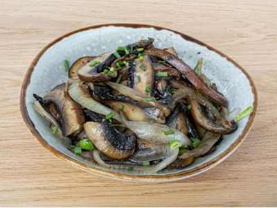 Mix Mushroom & Portobello With Onion & Garlic