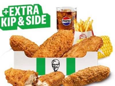 4 Veggie Tenders Mega Meal L
