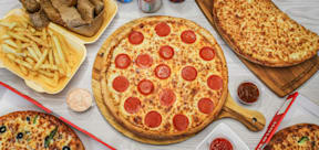 Pizza pizza just eat shop
