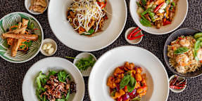 Neon Asian Street Food