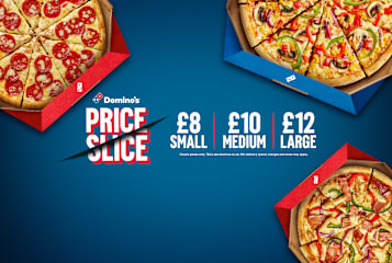 Domino's pizza just eat on sale
