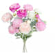 Single colours with ribbon.