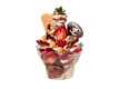 Eisspezialitäten Erdbeere