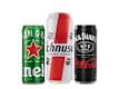 Birre In Lattine Fresche e Bibite Alcoliche
