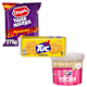 Popcorn, snacks and nuts