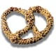Traditional pretzels with sweet glaze