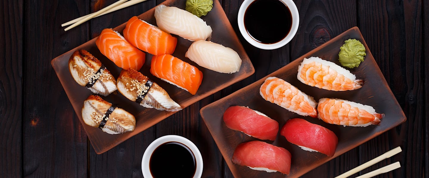 Just shop eat sushi