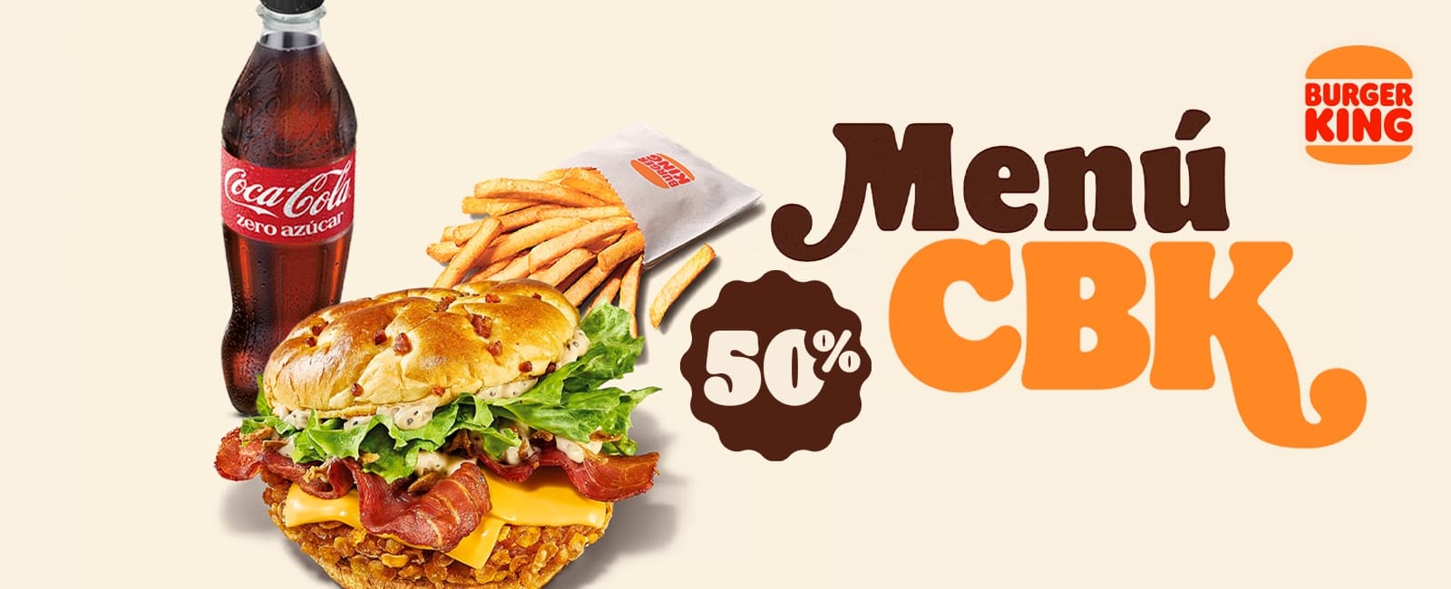 50% Menú CBK