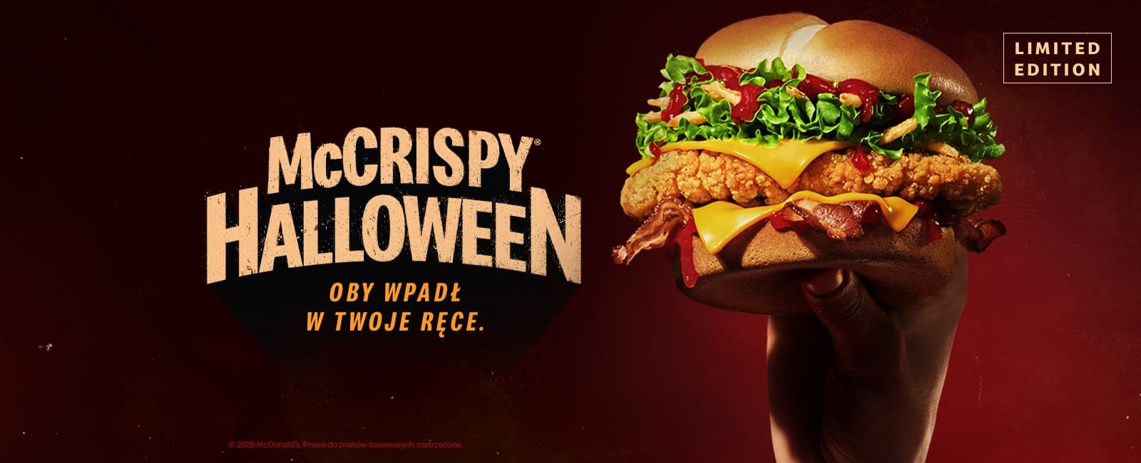 McCrispy Halloween. Oby wpadł w twoje ręce. Limited edition
