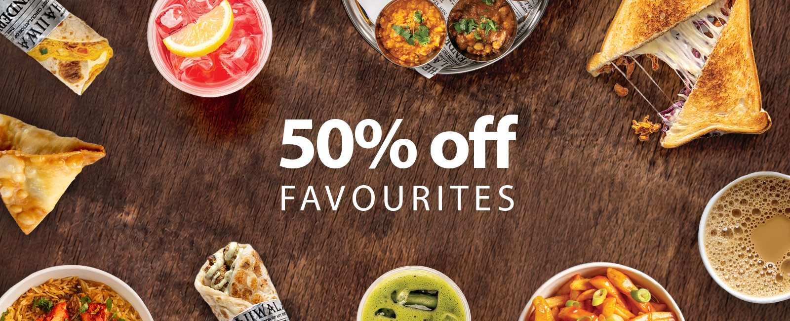 50% off faveourites