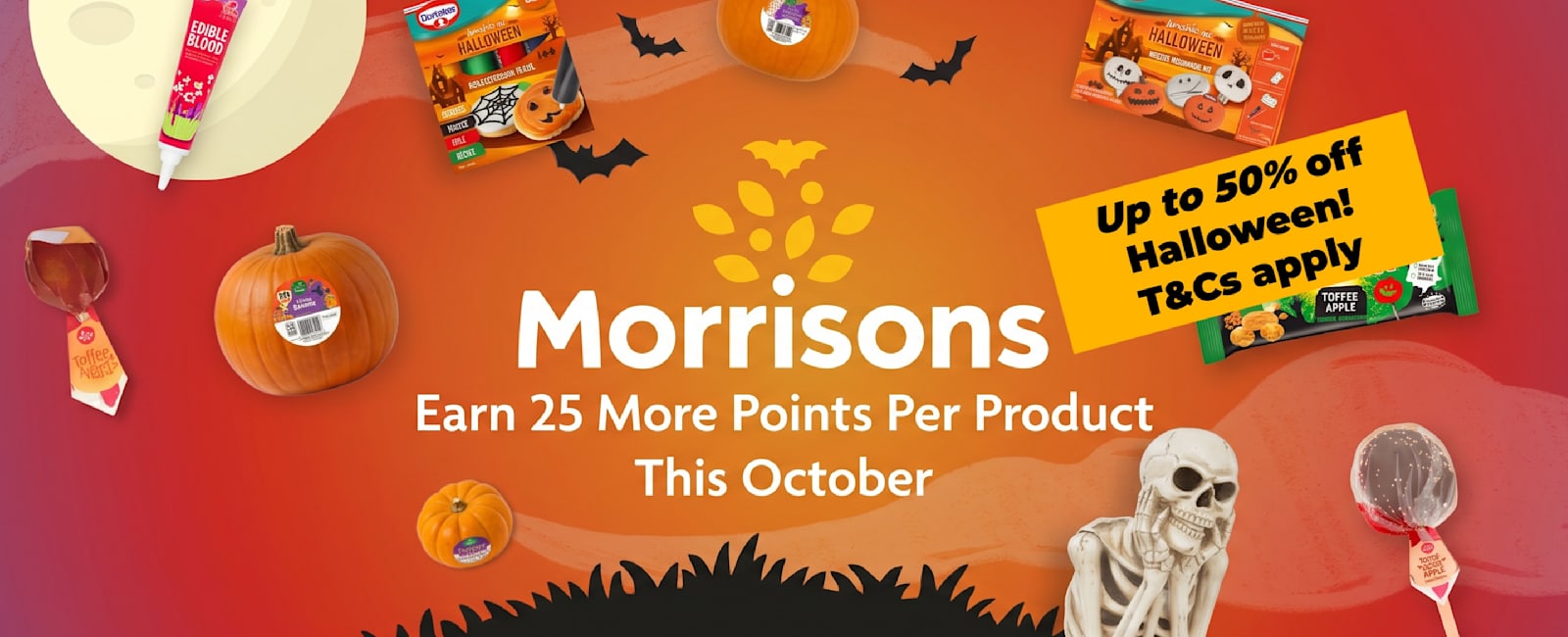 up to 50% off halloween! T&C apply