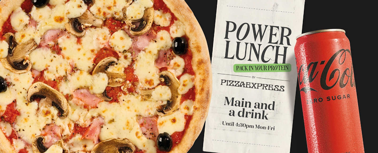 power lunch main and drink until 4:30pm Mon-Fri