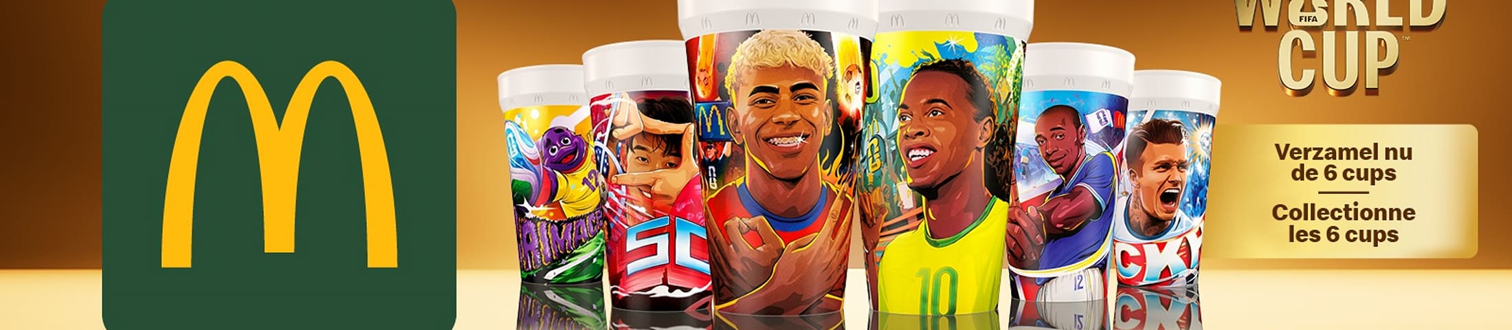 fifa world cup verzamel de 6 cups collectionne les 6 cups