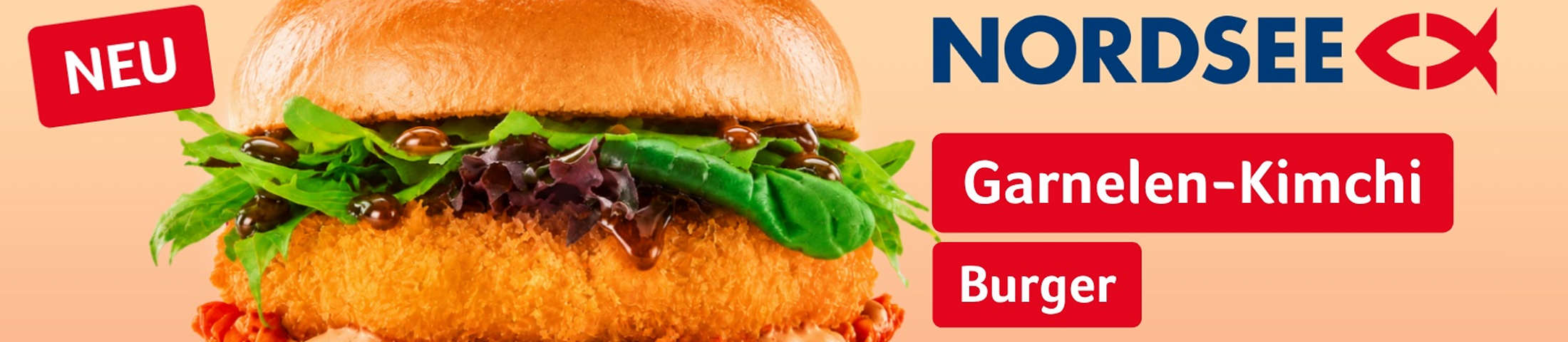 Neu - Garnelen-Kimchi Burger