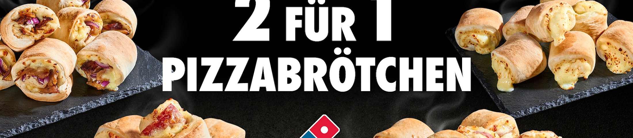 2 für 1 Pizzabrötchen