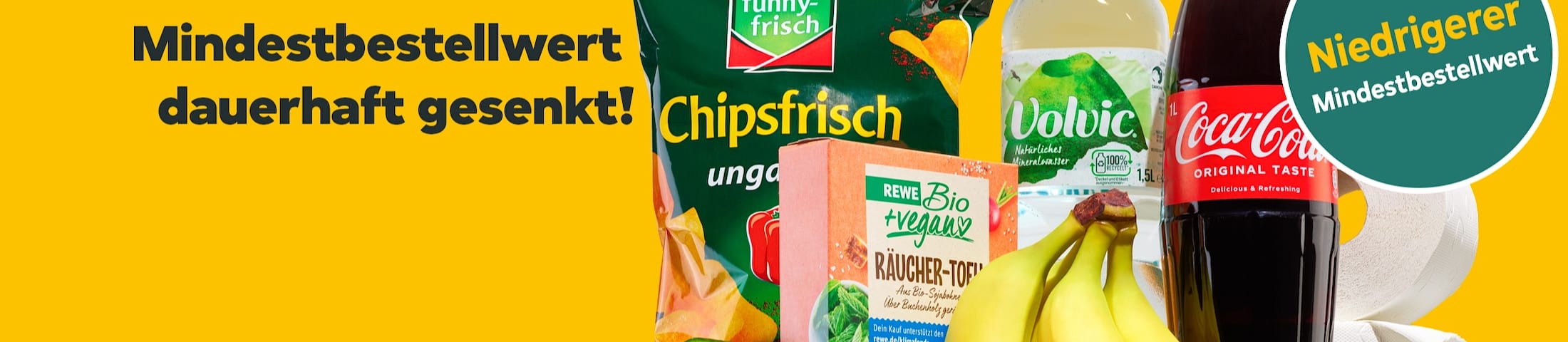 Mindestbestellwert dauerhaft gesenkt!