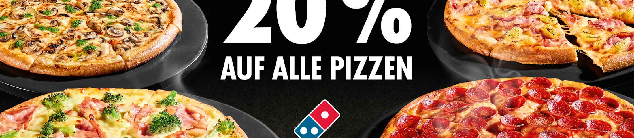 20% auf alle Pizzen