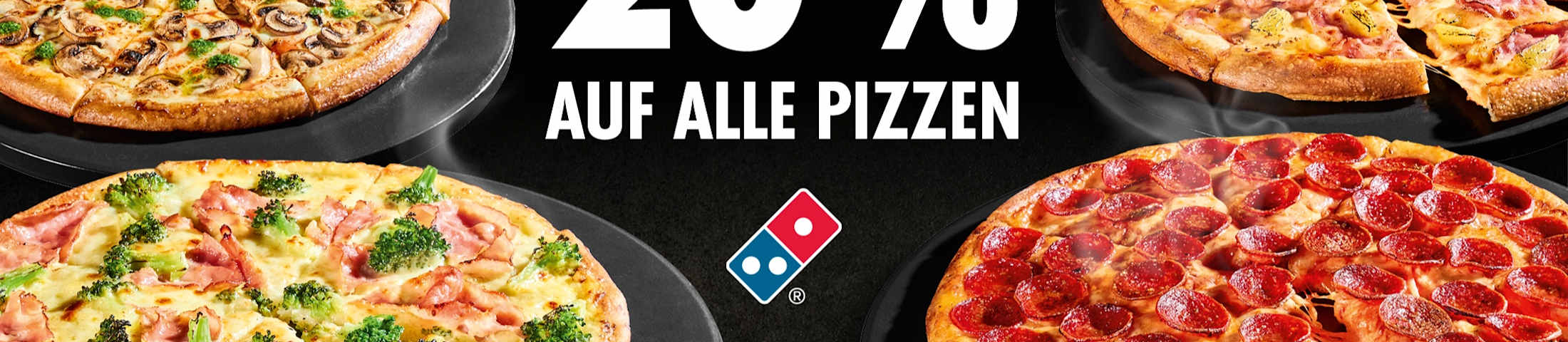 20% Auf alle Pizzen
