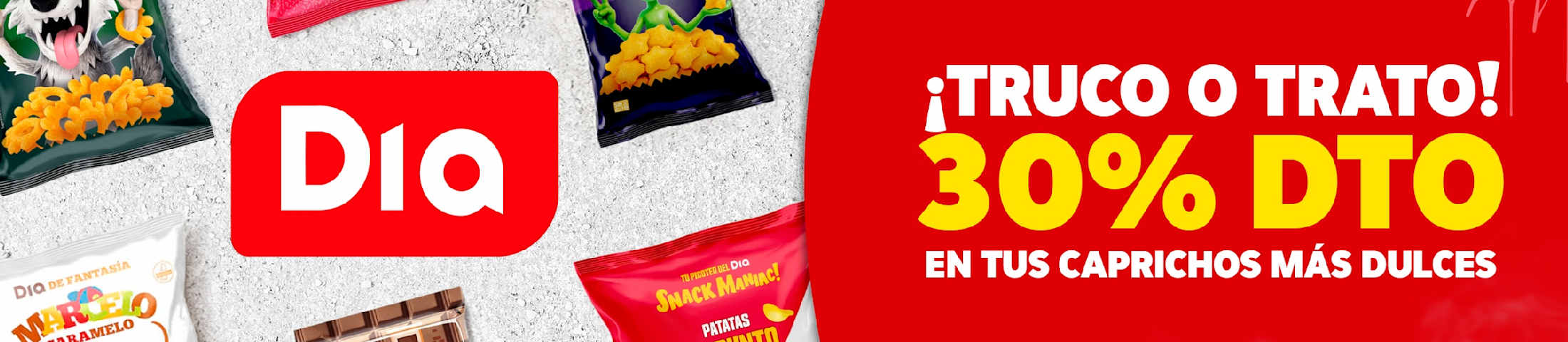truco o trato 30% dto en tus caprichos mas dulces
