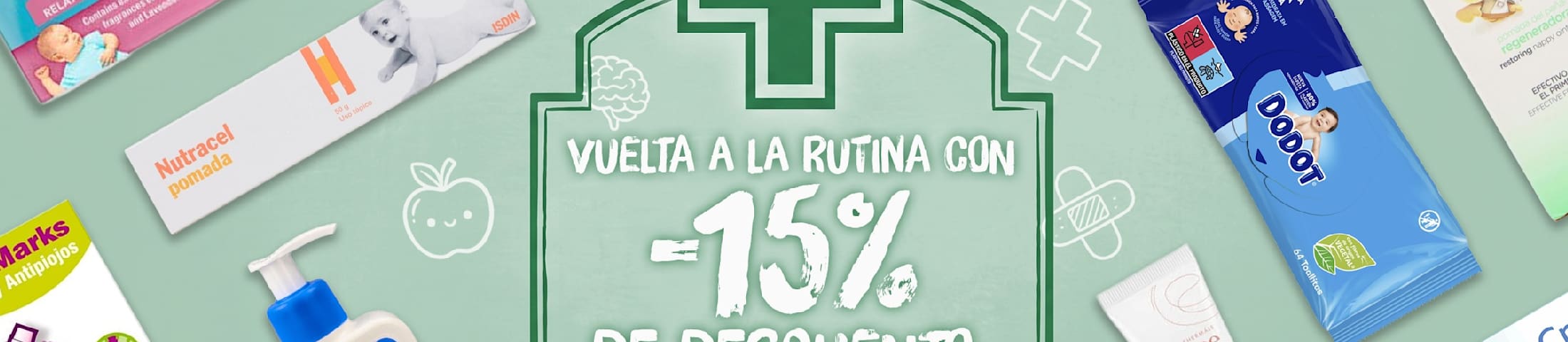 vuelta a la rutina con -15% de descuento