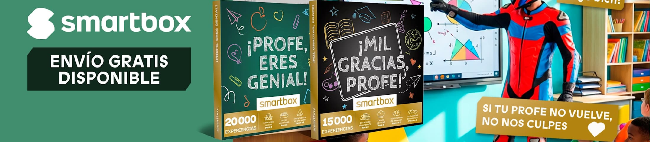 Smartbox Dia del Profe. Envío Gratis Disponible