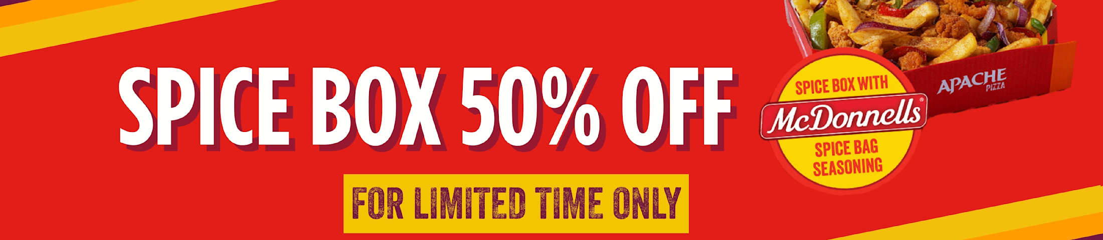 Spice Box 50% off for limited time only Spice box with McDonnells spice bag seasonning