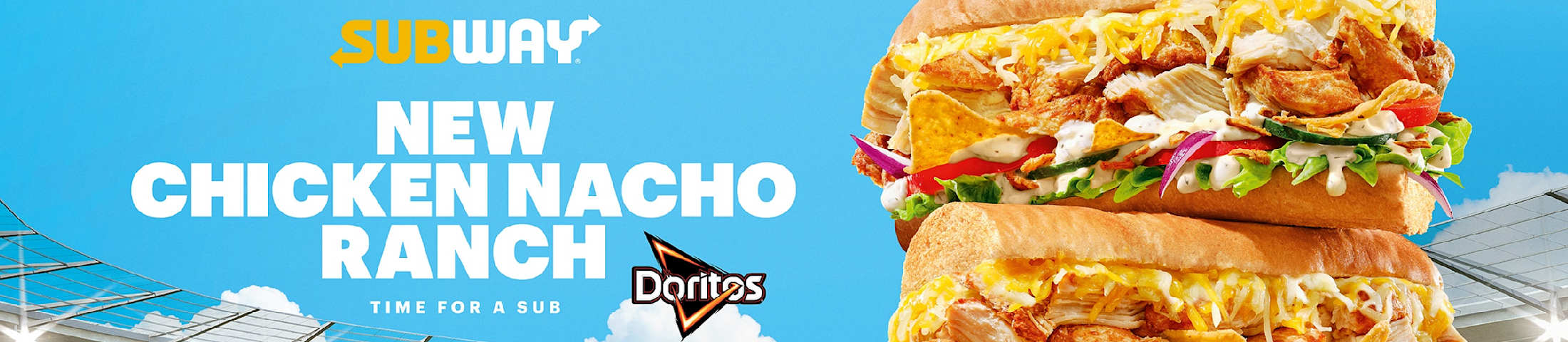 Subway New Chicken Nacho Ranch. Time for a Sub.